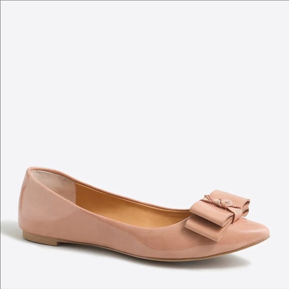 J. Crew Shoes - NWOT J Crew nude Leather ballet flats